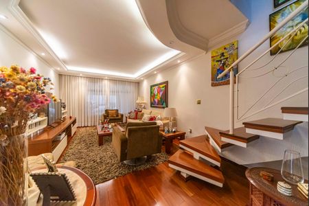 Sala de casa à venda com 3 quartos, 181m² em Vila Scarpelli , Santo André