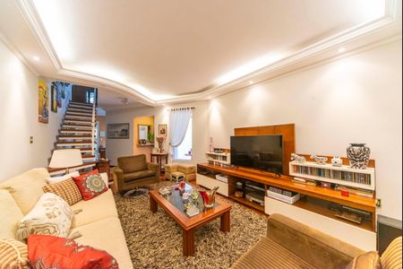 Sala de casa à venda com 3 quartos, 181m² em Vila Scarpelli , Santo André