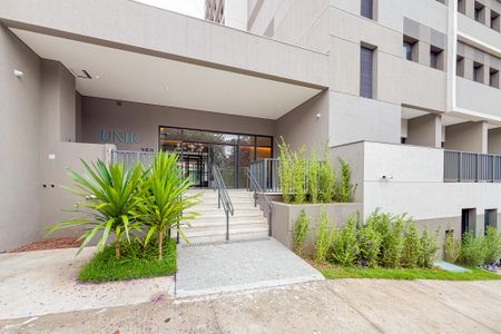 Studio para alugar com 35m², 1 quarto e sem vaga Studio para alugar com 35m², 1 quarto e sem vagaFachada
