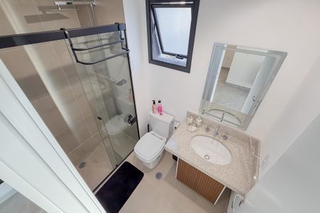 Studio para alugar com 35m², 1 quarto e sem vaga Studio para alugar com 35m², 1 quarto e sem vagaBanheiro