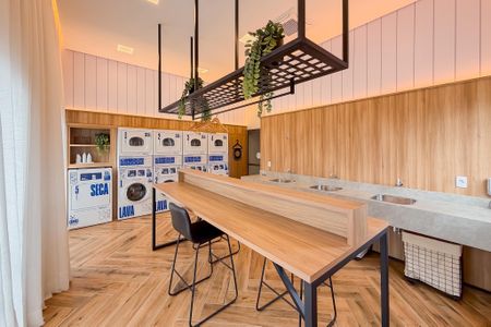 Studio para alugar com 35m², 1 quarto e sem vaga Studio para alugar com 35m², 1 quarto e sem vagaLavanderia