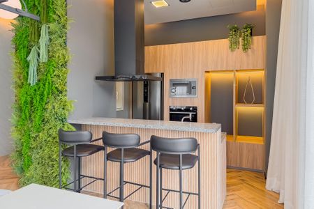 Studio para alugar com 35m², 1 quarto e sem vaga Studio para alugar com 35m², 1 quarto e sem vagaSalão de Festas