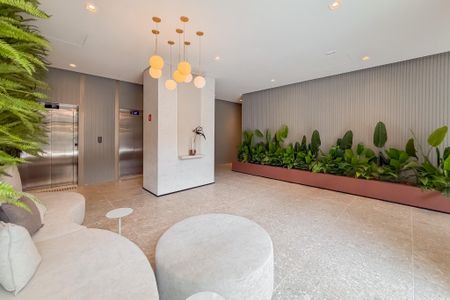 Studio para alugar com 35m², 1 quarto e sem vaga Studio para alugar com 35m², 1 quarto e sem vagaHall Social