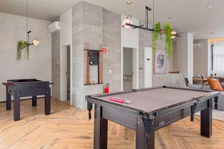 Studio para alugar com 35m², 1 quarto e sem vaga Studio para alugar com 35m², 1 quarto e sem vagaSalão de Jogos