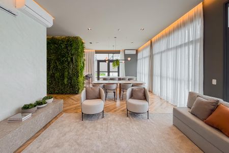 Studio para alugar com 35m², 1 quarto e sem vaga Studio para alugar com 35m², 1 quarto e sem vagaSalão de Festas