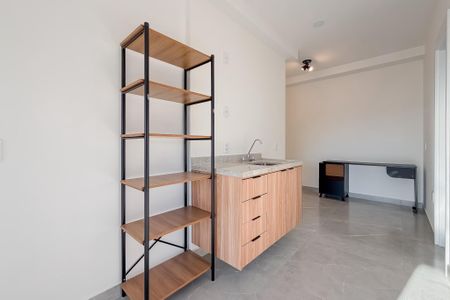 Studio para alugar com 35m², 1 quarto e sem vaga Studio para alugar com 35m², 1 quarto e sem vagaCozinha