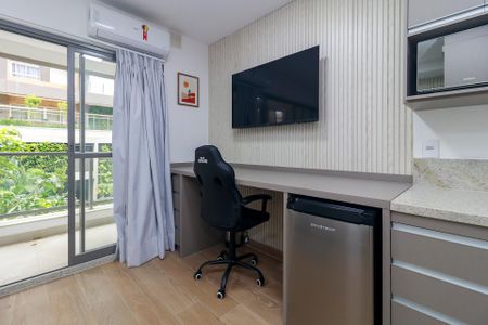 Studio de kitnet/studio para alugar com 1 quarto, 30m² em Jardim das Acacias, São Paulo