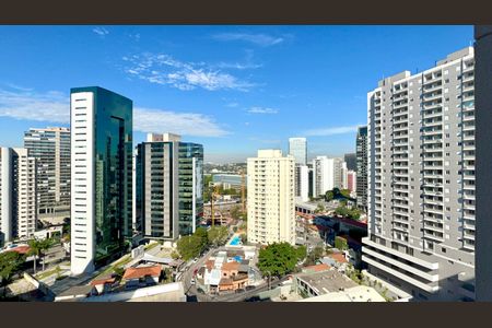 Vista da Varanda de kitnet/studio à venda com 1 quarto, 24m² em Pinheiros, São Paulo