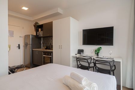 Studio para alugar com 23m², 1 quarto e sem vagaQuarto