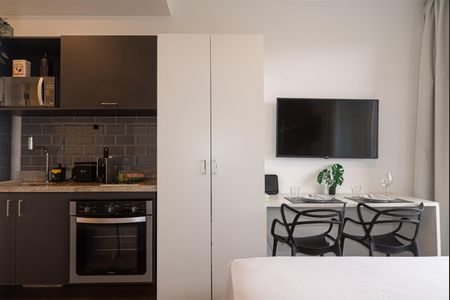 Studio para alugar com 23m², 1 quarto e sem vagaQuarto