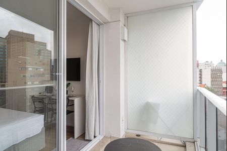 Studio para alugar com 23m², 1 quarto e sem vagaVaranda do Quarto