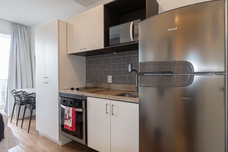 Studio à venda com 23m², 1 quarto e 1 vaga Studio à venda com 23m², 1 quarto e 1 vagaCozinha