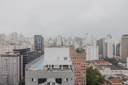 Vista da Varanda de kitnet/studio para alugar com 1 quarto, 21m² em Jardim Paulista, São Paulo
