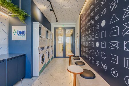 Studio para alugar com 21m², 1 quarto e sem vagaLavanderia