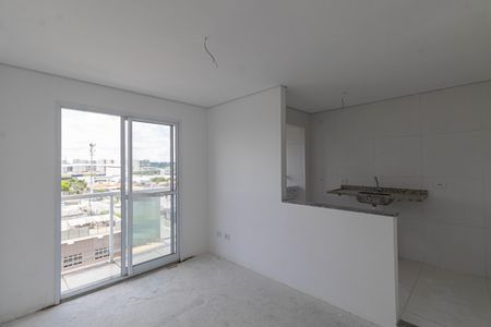 Sala/Cozinha/Área de Serviço  de apartamento à venda com 2 quartos, 42m² em Cidade Antônio Estêvão de Carvalho, São Paulo