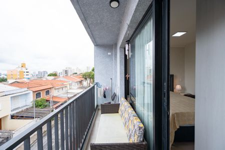 Varanda de kitnet/studio para alugar com 1 quarto, 36m² em Mirandópolis, São Paulo