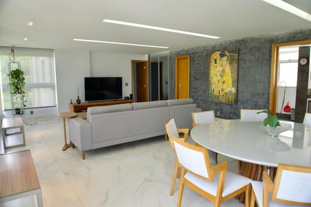 Sala de apartamento à venda com 4 quartos, 136m² em Luxemburgo, Belo Horizonte