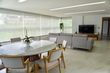 Sala de apartamento à venda com 4 quartos, 136m² em Luxemburgo, Belo Horizonte