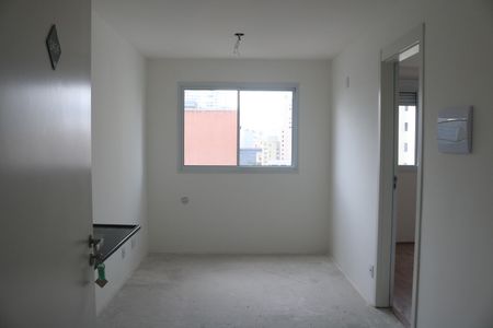 Sala e Cozinha Integrada de apartamento à venda com 1 quarto, 27m² em Barra Funda, São Paulo