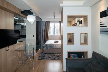 Studio para alugar com 35m², 1 quarto e 1 vagaSala