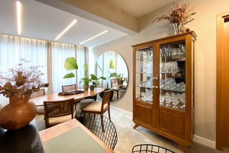 Sala - Jantar de apartamento à venda com 2 quartos, 72m² em Vila da Serra, Nova Lima