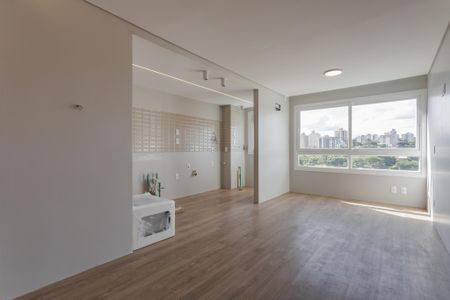 Sala de apartamento à venda com 3 quartos, 70m² em Jardim do Salso, Porto Alegre