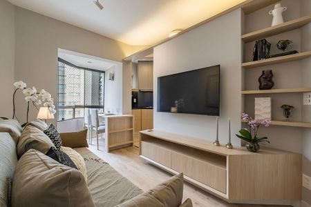 Sala/Cozinha de apartamento para alugar com 1 quarto, 40m² em Paraíso, São Paulo