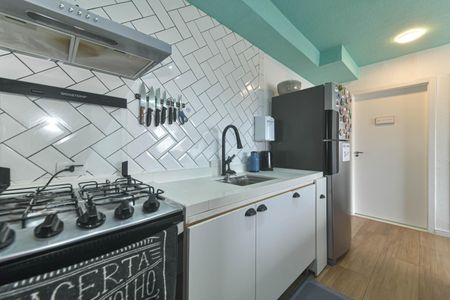 Apartamento à venda com 34m², 2 quartos e sem vagaCozinha - Lavanderia Integrada