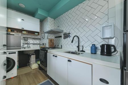 Apartamento à venda com 34m², 2 quartos e sem vagaCozinha - Lavanderia Integrada