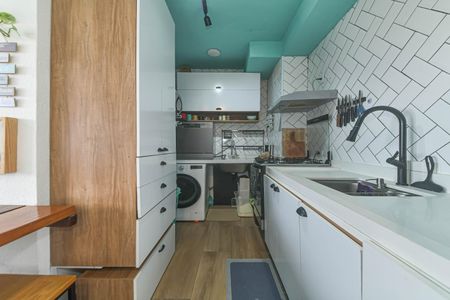 Apartamento à venda com 34m², 2 quartos e sem vagaCozinha - Lavanderia Integrada