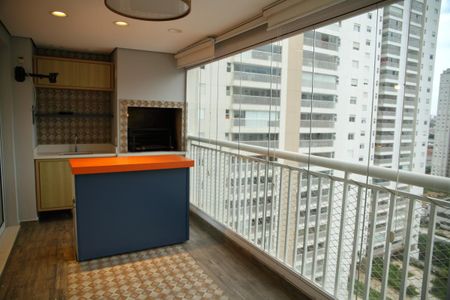 Sala- Varanda Gourmet  de apartamento para alugar com 3 quartos, 123m² em Baeta Neves, São Bernardo do Campo