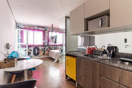 Studio para alugar com 27m², 1 quarto e 1 vagaCozinha