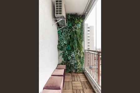 Varanda do Studio de kitnet/studio para alugar com 1 quarto, 27m² em Centro Histórico de São Paulo, São Paulo