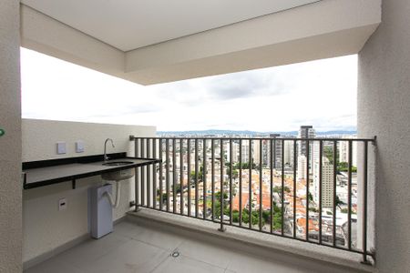 Varanda da Sala de apartamento à venda com 2 quartos, 48m² em Tatuapé, São Paulo