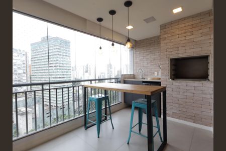 Varanda gourmet de apartamento à venda com 3 quartos, 129m² em Jardim Caboré, São Paulo
