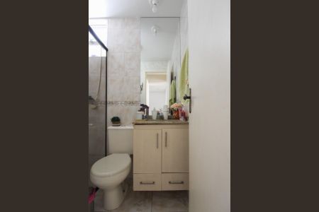 Banheiro da Suíte de apartamento à venda com 2 quartos, 60m² em Castelo, Belo Horizonte