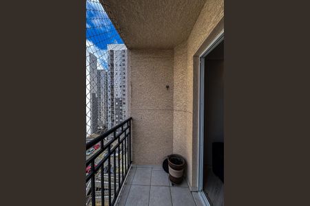 Varanda da Sala de apartamento para alugar com 2 quartos, 55m² em Quarta Parada, São Paulo