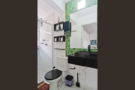 Banheiro de kitnet/studio para alugar com 1 quarto, 32m² em Santana, São Paulo