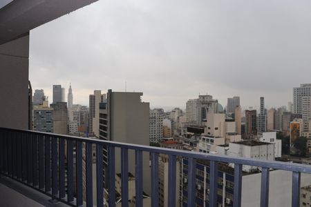 Studio para alugar com 27m², 1 quarto e sem vagaVaranda