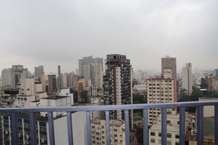 Studio para alugar com 27m², 1 quarto e sem vagaVaranda