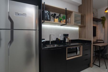 Apartamento para alugar com 25m², 1 quarto e sem vagaCozinha Americana