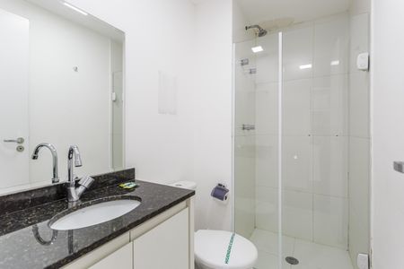 Studio para alugar com 25m², 1 quarto e sem vaga Studio para alugar com 25m², 1 quarto e sem vagaBanheiro