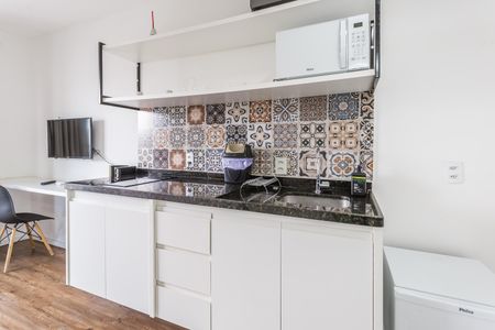 Studio para alugar com 25m², 1 quarto e sem vaga Studio para alugar com 25m², 1 quarto e sem vagaCozinha