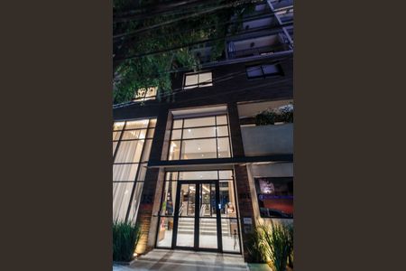 Studio para alugar com 25m², 1 quarto e sem vaga Studio para alugar com 25m², 1 quarto e sem vagaFachada