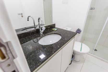 Studio para alugar com 25m², 1 quarto e sem vaga Studio para alugar com 25m², 1 quarto e sem vagaBanheiro