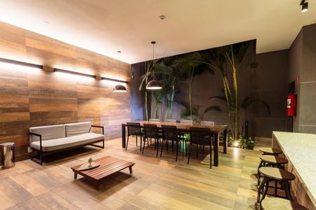 Studio para alugar com 25m², 1 quarto e sem vaga Studio para alugar com 25m², 1 quarto e sem vagaÁrea comum - Churrasqueira