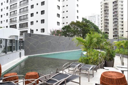 Studio à venda com 29m², 1 quarto e 1 vagaPiscina