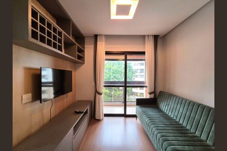 Sala de apartamento para alugar com 1 quarto, 50m² em Vila Nova Conceição, São Paulo