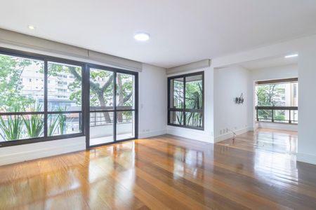 Sala de apartamento para alugar com 2 quartos, 103m² em Indianópolis, São Paulo