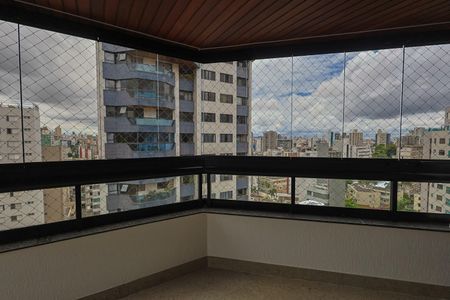 Varanda da Sala de apartamento à venda com 4 quartos, 179m² em Gutierrez, Belo Horizonte